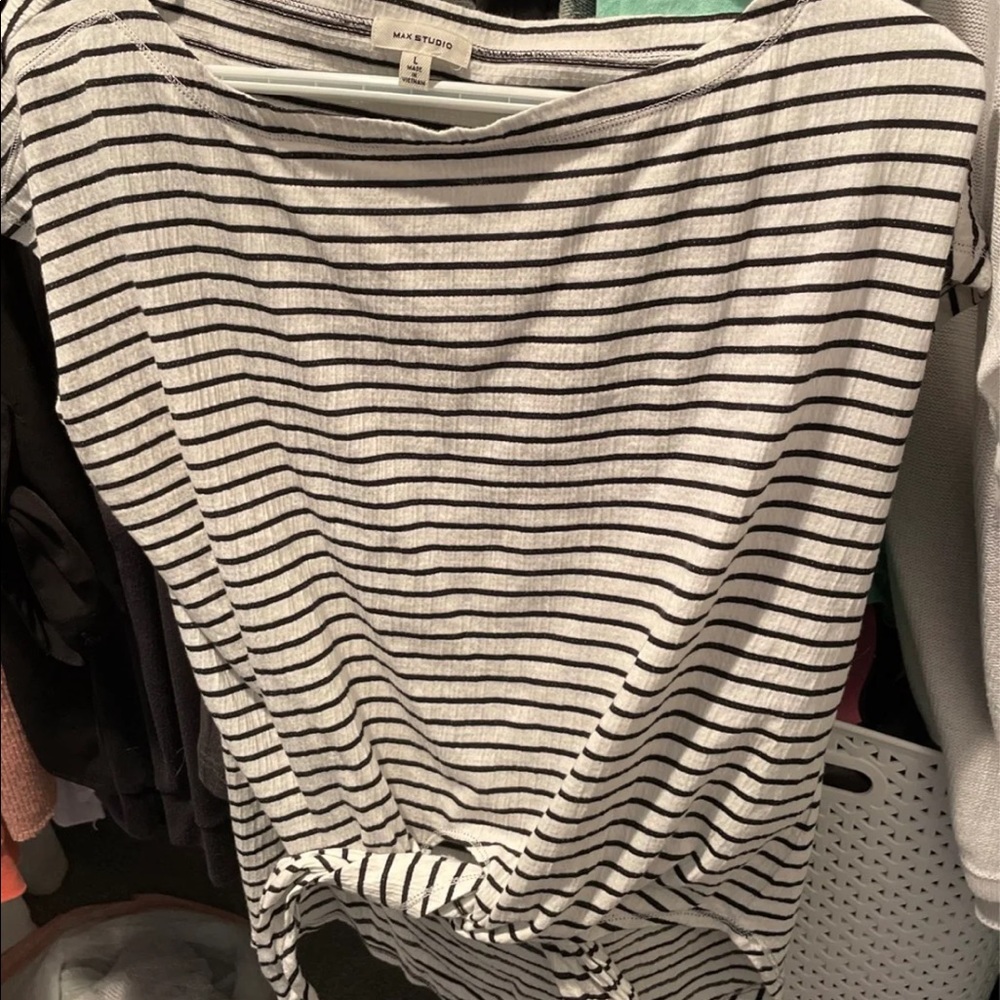 Womens boutique striped top